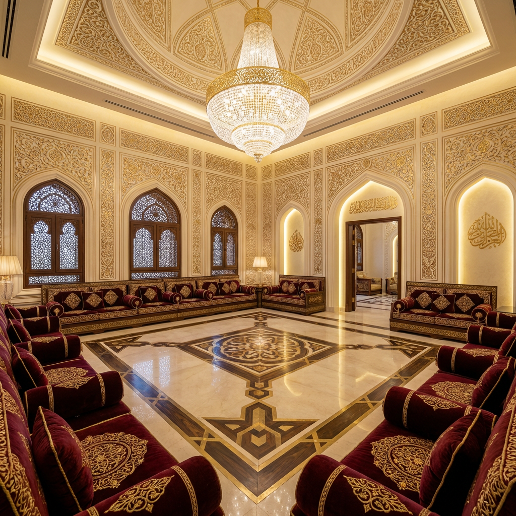 Luxury Riyadh villa majlis design