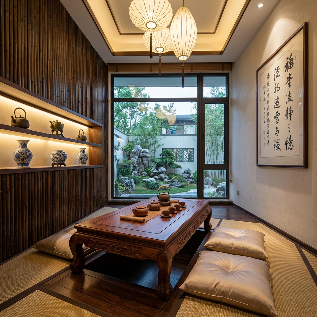 Chinese tea room design