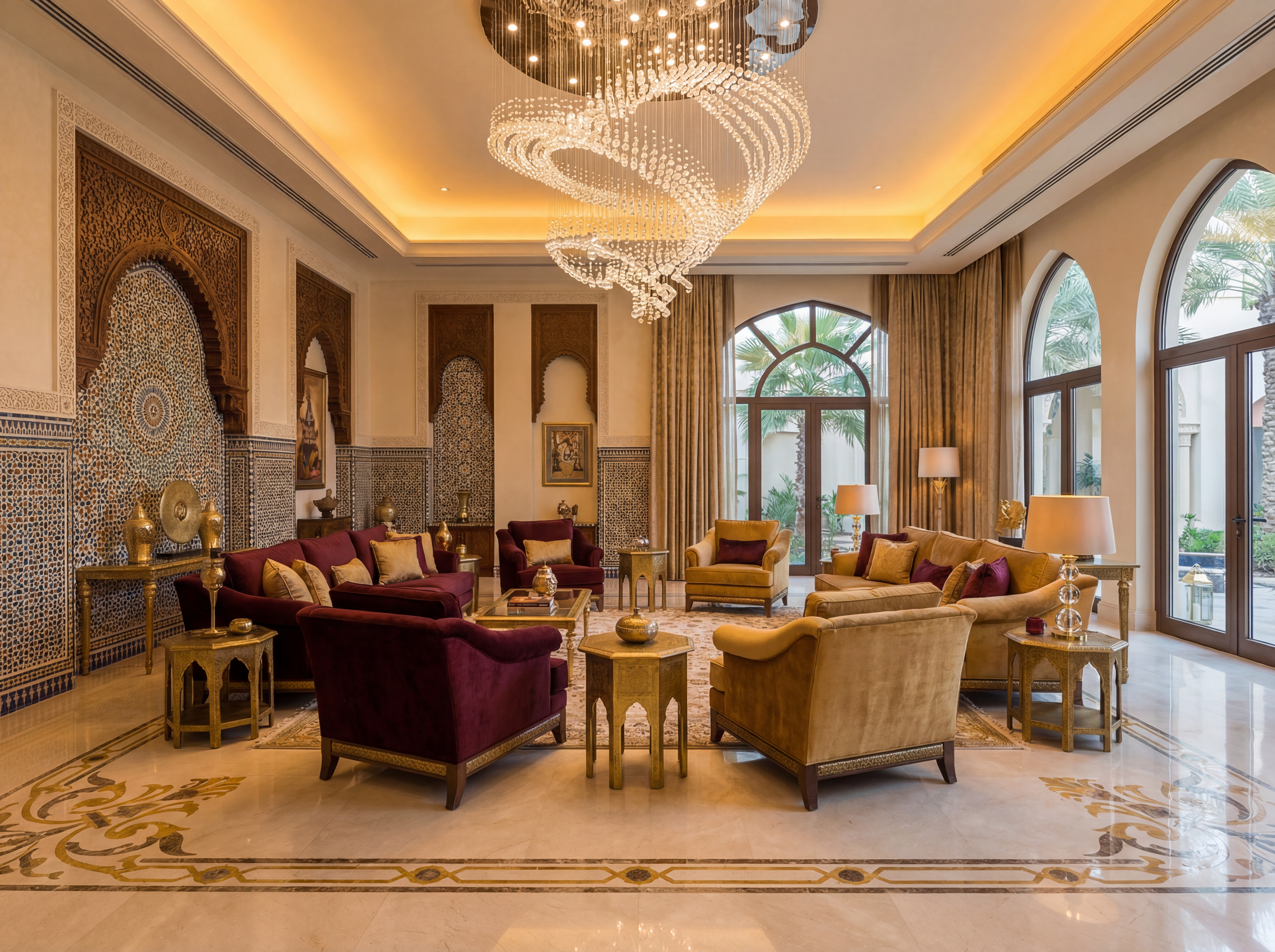 Luxury Majlis - AI Generated Interior Design