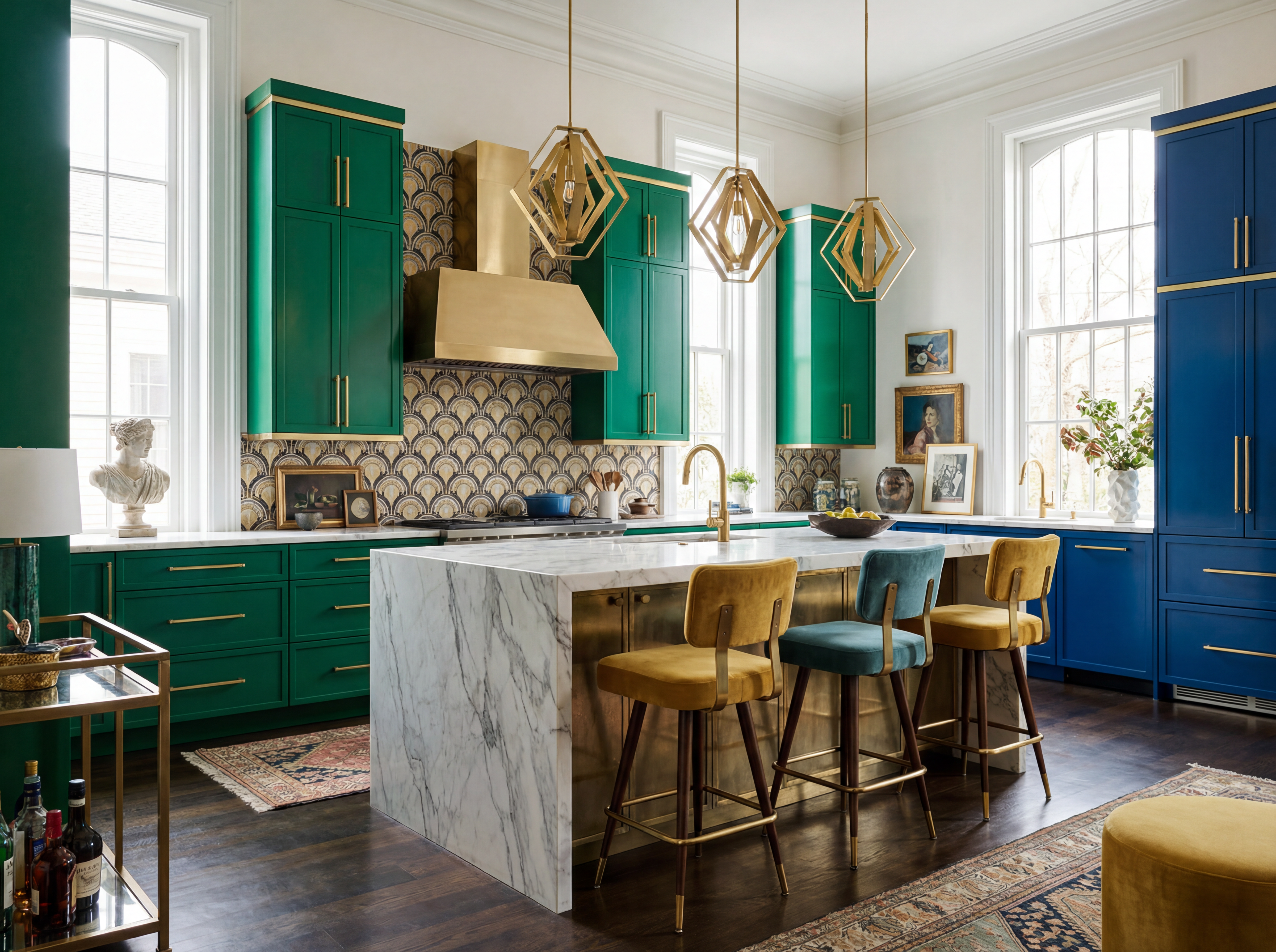 Neo-Deco Kitchen - AI Generated Interior Design